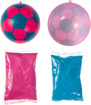 Gender Reveal Color Soccer Ball | Blue and Pink Powder Kit