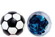 Gender Reveal Soccer Ball | Blue and Pink Confetti Kit