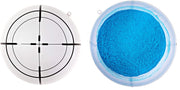 Gender Reveal White Target Ball - Pink & Blue Kit