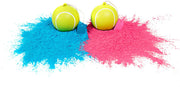 Gender Reveal Tennis Ball 2 Pack | Pink & Blue Set