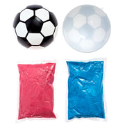 Gender Reveal Soccer Ball - Blue and Pink Powder Kit