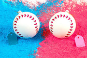 Gender Reveal Baseball 2 Pack - Pink & Blue Set